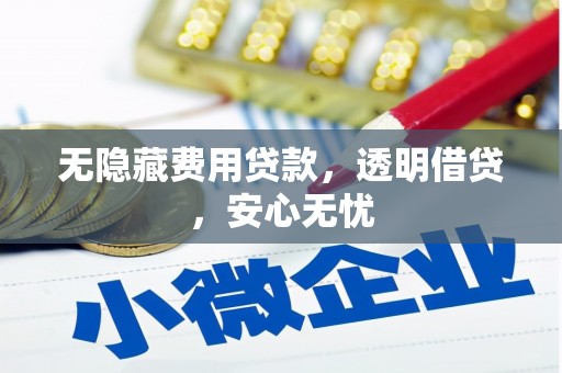 凯里无隐藏费用贷款，透明借贷，安心无忧