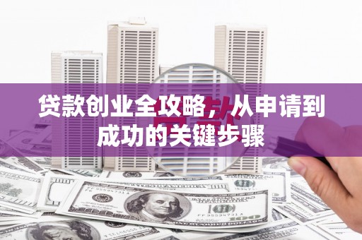 凯里贷款创业全攻略，从申请到成功的关键步骤