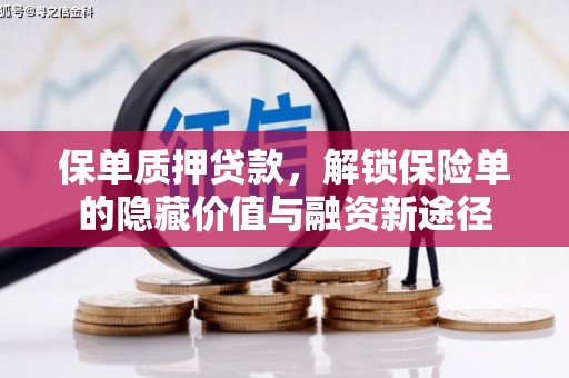 凯里保单质押贷款，解锁保险单的隐藏价值与融资新途径