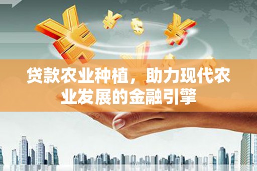 凯里贷款农业种植，助力现代农业发展的金融引擎