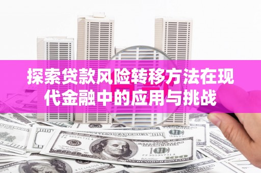 凯里探索贷款风险转移方法在现代金融中的应用与挑战