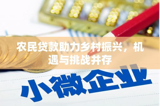 凯里农民贷款助力乡村振兴，机遇与挑战并存