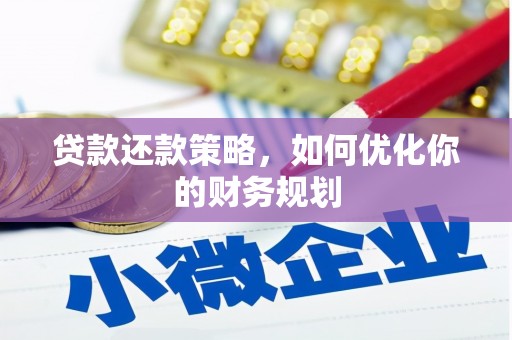 凯里贷款还款策略，如何优化你的财务规划