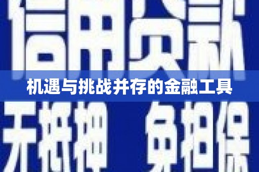 凯里机遇与挑战并存的金融工具