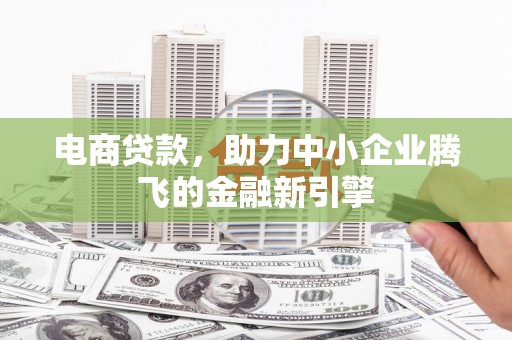 凯里电商贷款，助力中小企业腾飞的金融新引擎