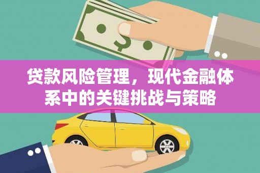凯里贷款风险管理，现代金融体系中的关键挑战与策略
