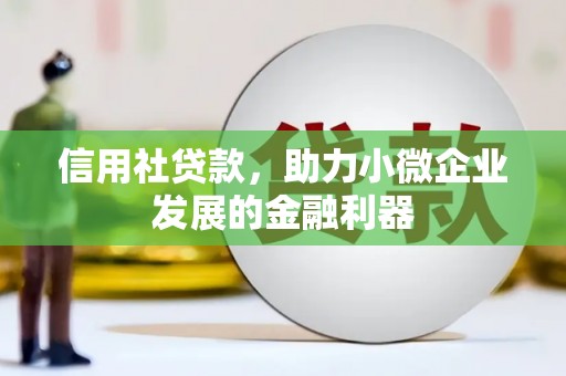 凯里信用社贷款，助力小微企业发展的金融利器