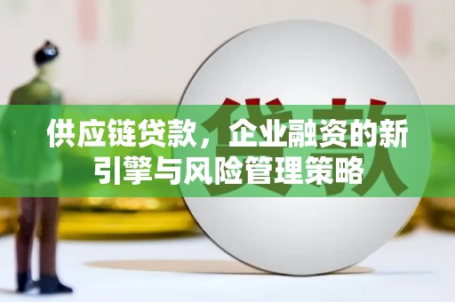 凯里供应链贷款，企业融资的新引擎与风险管理策略