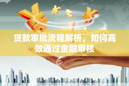 凯里贷款审批流程解析，如何高效通过金融审核