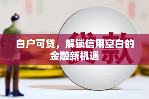 凯里白户可贷，解锁信用空白的金融新机遇