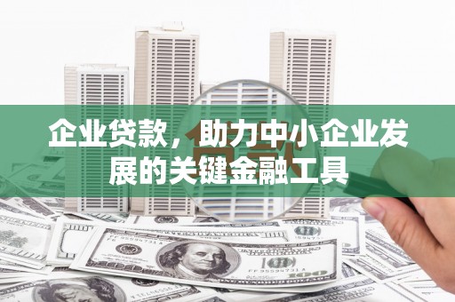 凯里企业贷款，助力中小企业发展的关键金融工具