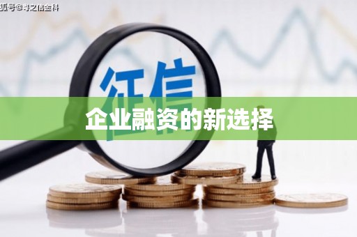 凯里企业融资的新选择