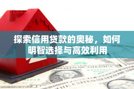 凯里探索信用贷款的奥秘，如何明智选择与高效利用
