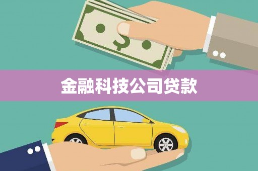 凯里金融科技公司贷款